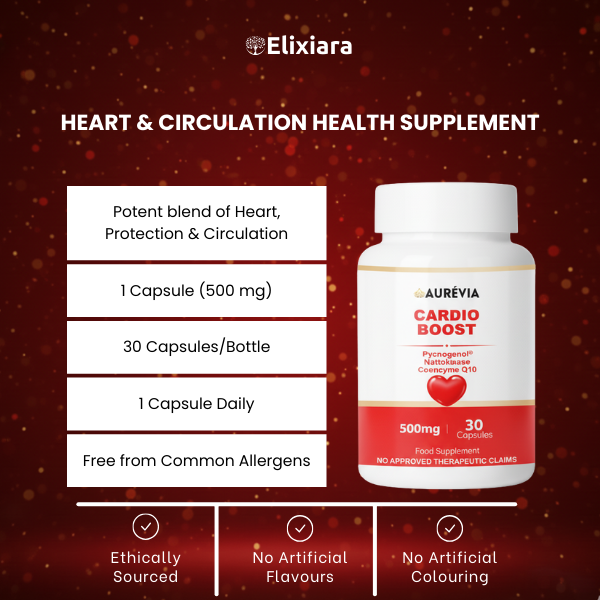Cardio Boost natural supplement – supports heart health, blood circulation, and energy with clinically proven ingredients Cardio Boost natural supplement – supports heart health, blood circulation, and energy with clinically proven ingredients