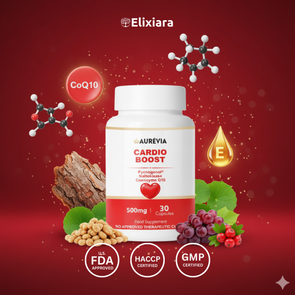 Cardio Boost natural supplement – supports heart health, blood circulation, and energy with clinically proven ingredients Cardio Boost natural supplement – supports heart health, blood circulation, and energy with clinically proven ingredients