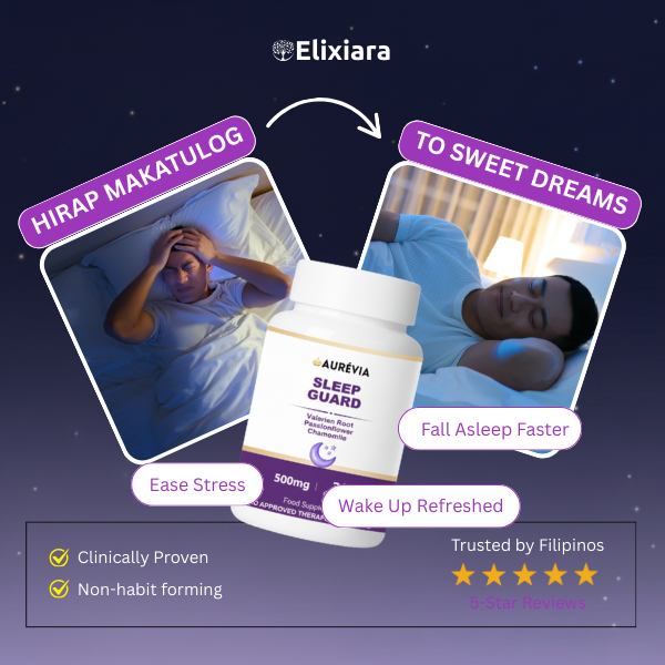 SleepGuard natural sleep aid from insomnia to sweet dreams.