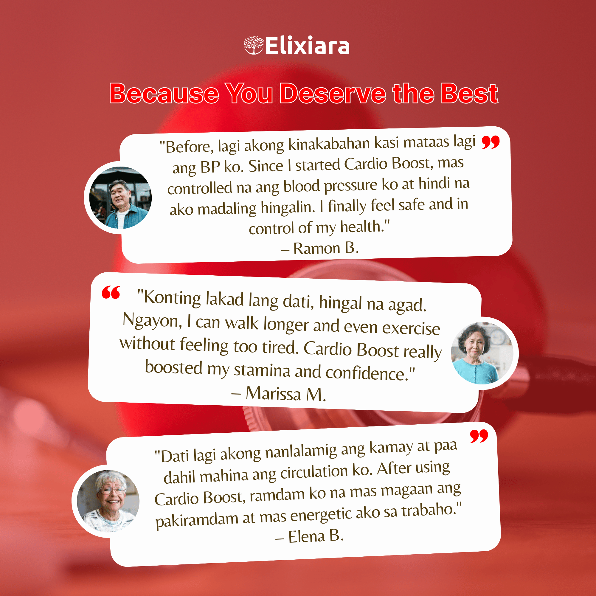 Cardio Boost testimonials – real users share success stories about improved heart health and energy levels